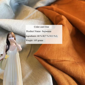 Spot wholesale of summer cotton, linen, and nylon blended fabric