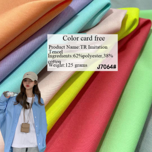 Made in China, imitation Tencel wrinkle-resistant and breathable polyester-cotton shirt fabric