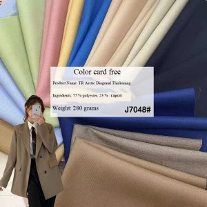 High quality-Autumn and winter thickened polyester-rayon twill fabric formal suit
