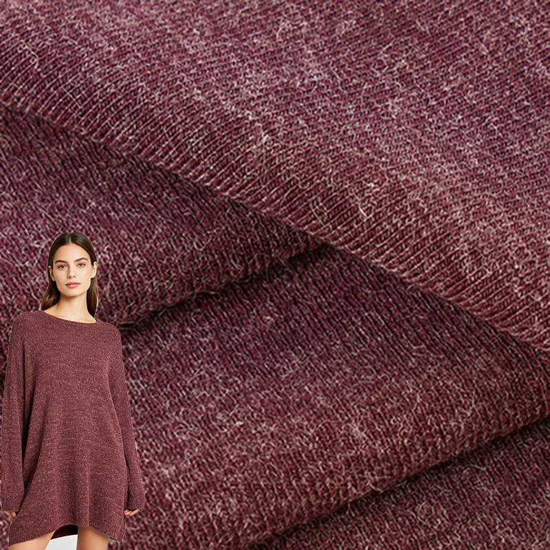 Wholesale winter knitted cashmere women's clothing fabric