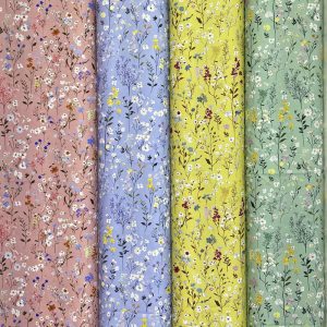 Wholesale Digital Floral Print 100% Cotton Woven Fabric